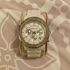 Michael Kors White Ceramic Watch